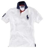 ראלף לורן-RALPH LAUREN POLO TSHIRT SHORT BIG PONY MEN'S - White Lilac