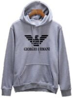 ארמני-ARMANI HOODIES MEN'S- Gray
