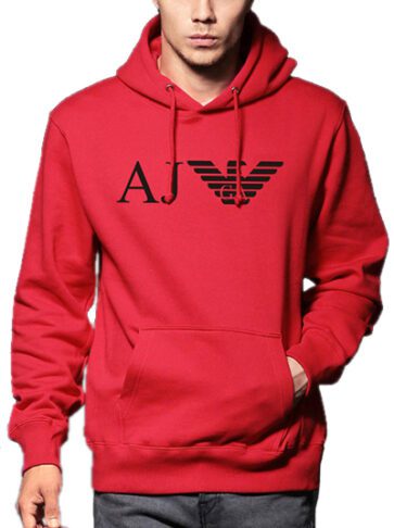 ארמני-ARMANI HOODIES MEN'S- Red