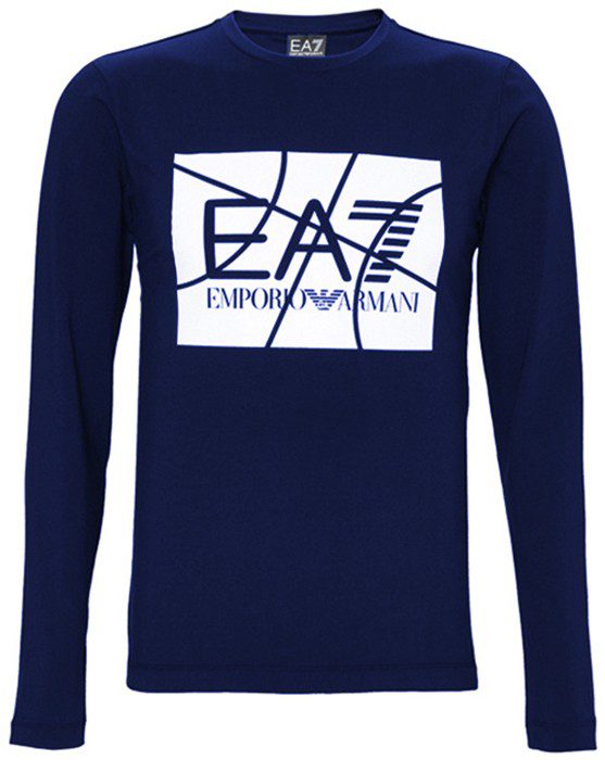 ארמני- ARMANI TSHIRT LONG MEN'S -Navy Blue