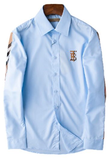 מעיל ברברי-BURBERRY BUTTON MEN - Tropical Blue