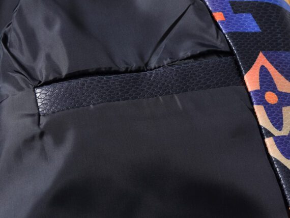 מעילים וג'קטים לגברים-Croxin new leather jacket - Martinique & Tory Blue