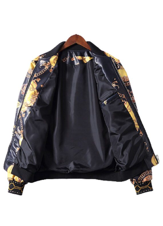 מעילים וג'קטים לגברים-D&G JACKET MEN'S- Golden Glow & Black Russian