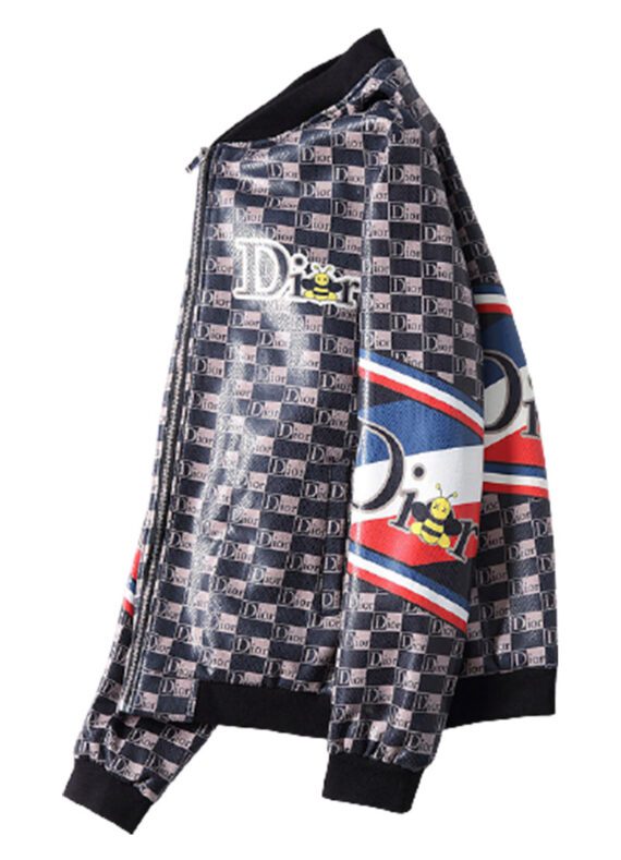 מעילים וג'קטים לגברים-DIOR new leather jacket - Cold Turkey & Blue Zodiac