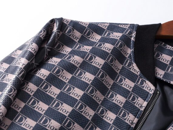 מעילים וג'קטים לגברים-DIOR new leather jacket - Cold Turkey & Blue Zodiac