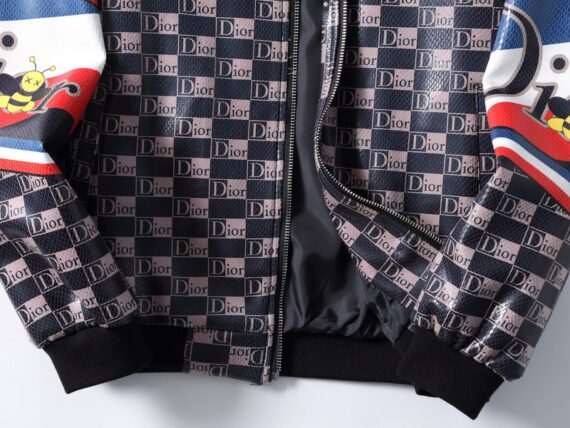 מעילים וג'קטים לגברים-DIOR new leather jacket - Cold Turkey & Blue Zodiac