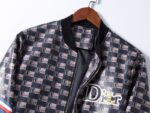 מעילים וג'קטים לגברים-DIOR new leather jacket - Cold Turkey & Blue Zodiac