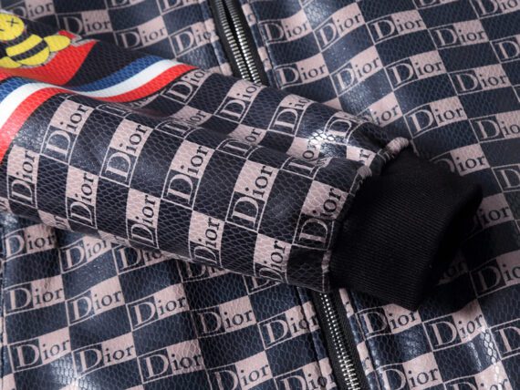 מעילים וג'קטים לגברים-DIOR new leather jacket - Cold Turkey & Blue Zodiac