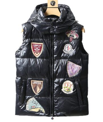 ווסט גברים ווסט-VEST MEN MONCLER - Black Russian
