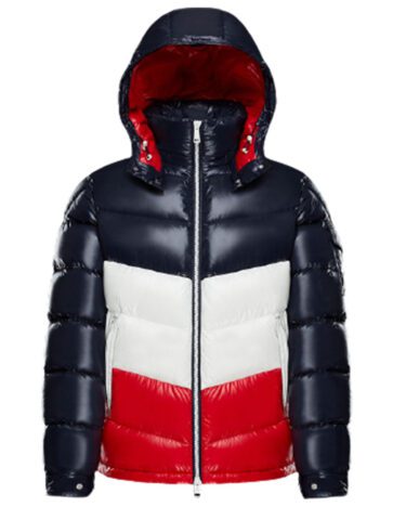 חליפה מונקלר-MONCLER SUIT - Navy blue Red & White