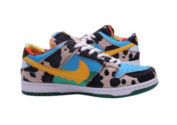 NIKE SB DUNK LOW PRO QS – Blue – Yellow & Green (5)
