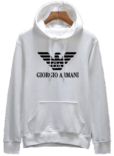 ארמני-ARMANI HOODIES MEN'S- White