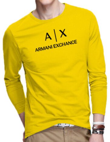 ארמני- ARMANI TSHIRT LONG MEN'S - Yellow