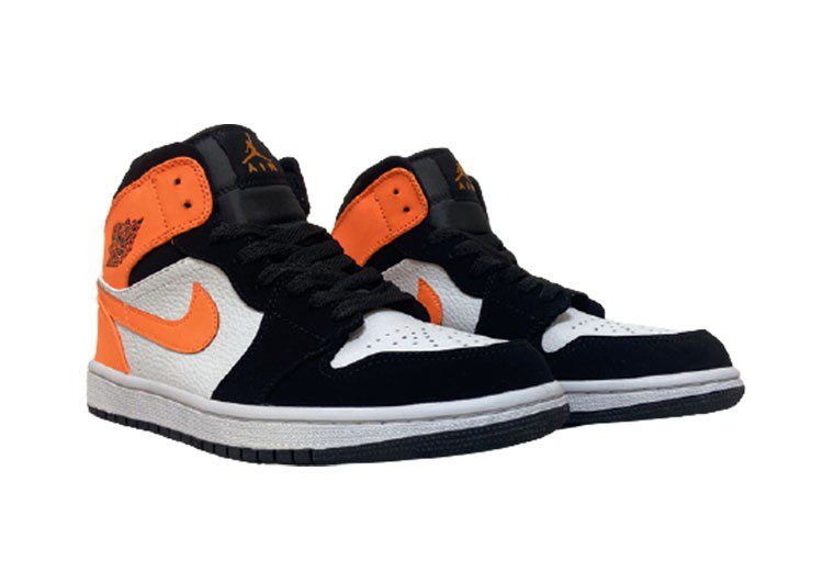 נעלי נייק-NIKE AIR MAX JORDAN HIGH - Burnt ORG Mercury & Midnight Express – תמונה 3