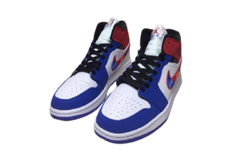 נעלי נייק-NIKE AIR MAX JORDAN HIGH - Midnight Blue Mix – תמונה 3