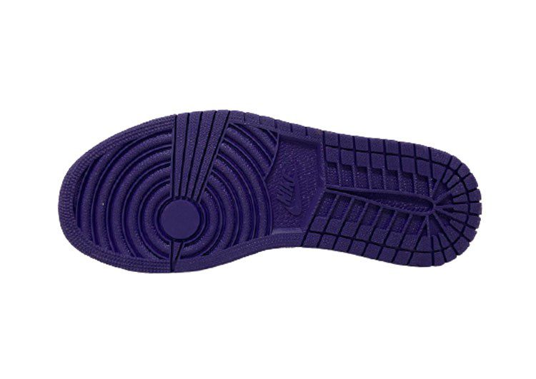 נעלי נייק-NIKE AIR MAX JORDAN HIGH - Violent Violet Green Pea & Gainsboro – תמונה 6