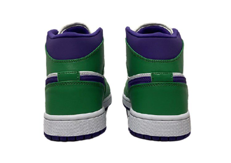 נעלי נייק-NIKE AIR MAX JORDAN HIGH - Violent Violet Green Pea & Gainsboro – תמונה 5