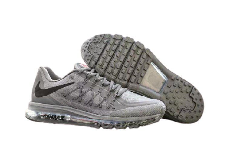 נעלי נייק-Nike Air Max 2015 - Storm Grey & Maire – תמונה 6