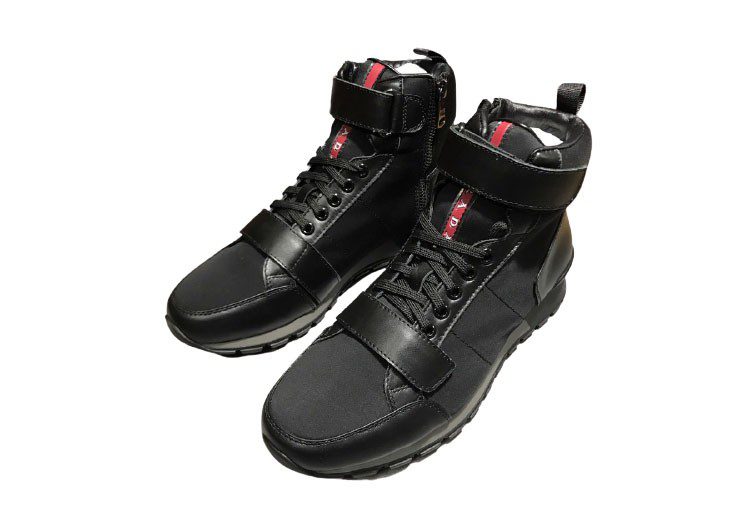 פראדה-PRADA SHOES MEN'S - Black Russian