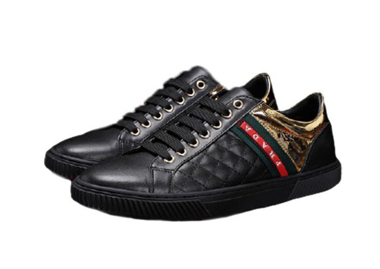 פראדה-PRADA SHOES MEN'S - Black Russian Mix