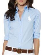 ראלף לורן-RALPH LAUREN SHIRT WOMEN - Periwinkle