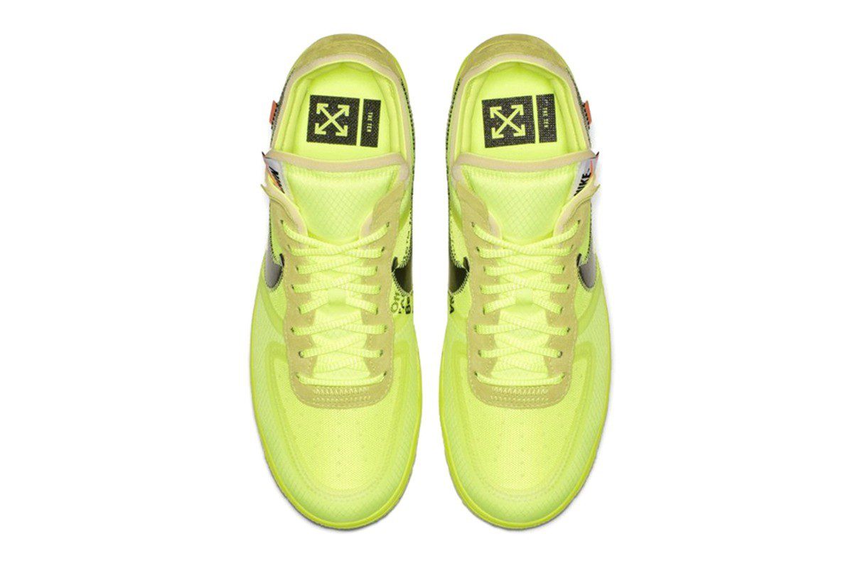 נעלי נייק-Nike Air Force 1 Low Black Yellow – תמונה 3