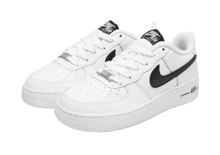 נעלי נייק-Nike Air Force 1 Low BLACK WHITE – תמונה 2