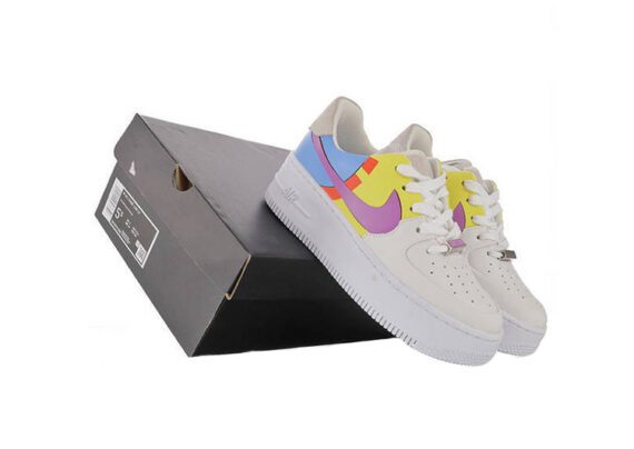 נעלי נייק -Nike Air Force 1 Low Violet Blue-Goldenrod