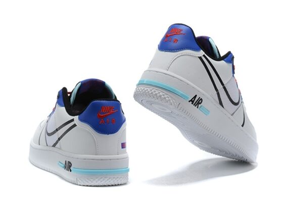 נעלי נייק -Nike Air Force 1 Low - White Blue & Red