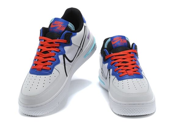 נעלי נייק -Nike Air Force 1 Low - White Blue & Red