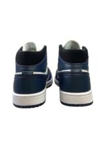 נעלי נייק אייר ג'ורדן גבוהות 1 צבע כחול לבן-Nike Air Jordan 1 High
