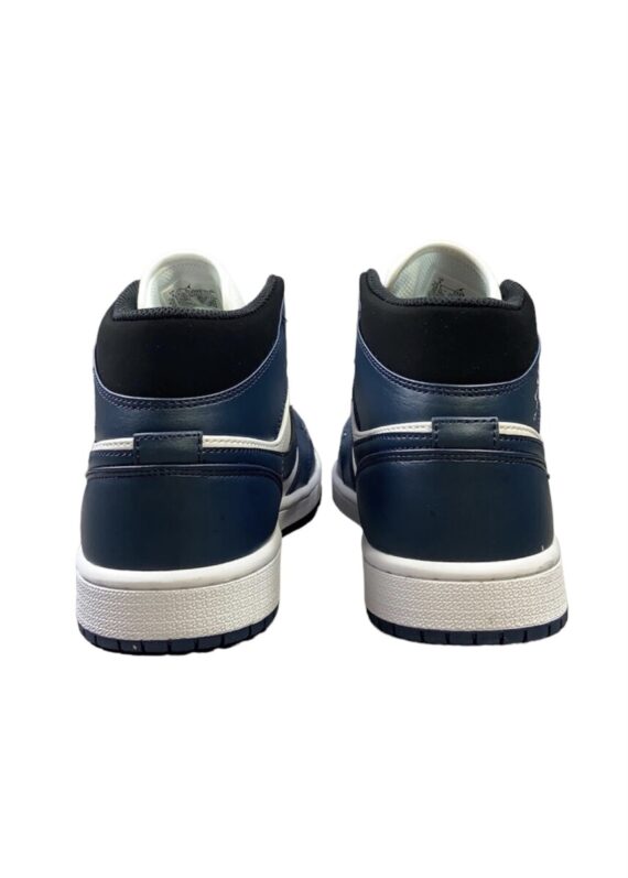 נעלי נייק אייר ג'ורדן גבוהות 1 צבע כחול לבן-Nike Air Jordan 1 High