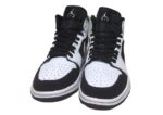 נעלי נייק אייר ג'ורדן גבוהות 1 צבע שחור לבן-Nike Air Jordan 1 High