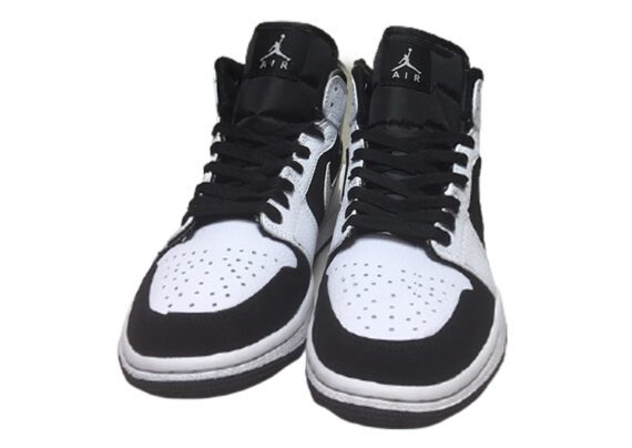נעלי נייק אייר ג'ורדן גבוהות 1 צבע שחור לבן-Nike Air Jordan 1 High
