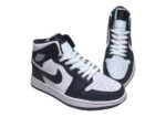 נעלי נייק אייר ג'ורדן גבוהות 1 צבע כחול לבן-Nike Air Jordan 1 High