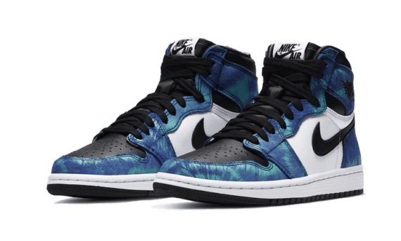 נעלי נייק אייר ג'ורדן גבוהות 1 צבע כחול טאי דאי-Nike Air Jordan 1 High