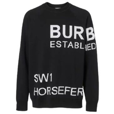 ברברי - BURBERRY SWETER - Black & White