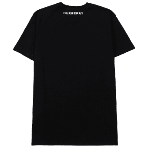 ברברי - BURBERRY TSHIRT - Black & Red Logo – תמונה 2
