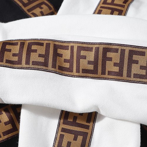 פנדי - FENDI HOODIES - White & Pale Brown – תמונה 3