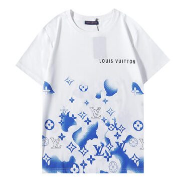 Louis Vuitton-לואי ויטון TSHIRT - White & Blue