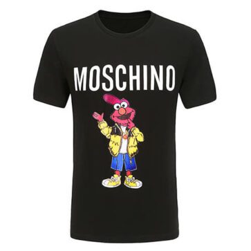 מוסקינו - MOSCHINO TSHIRTS SHORT - Black