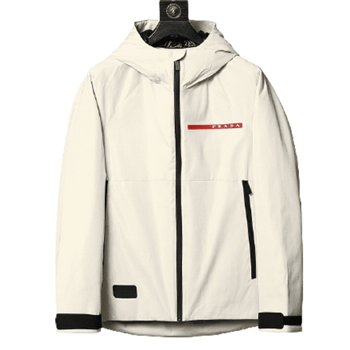 פראדה-PRADA- JECKET - White Red