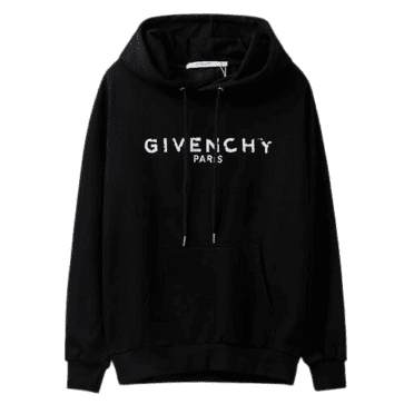 ג'יבנשי-GIVENCHY HOODIES - Black &White Logo