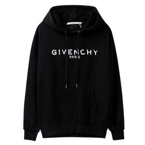 ג'יבנשי-GIVENCHY HOODIES - Black &White Logo