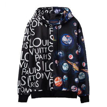 Louis Vuitton-לואי ויטון Hoodie- Black Mix