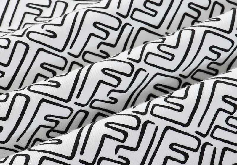 פנדי - FENDI Hoodie - White & Black – תמונה 4