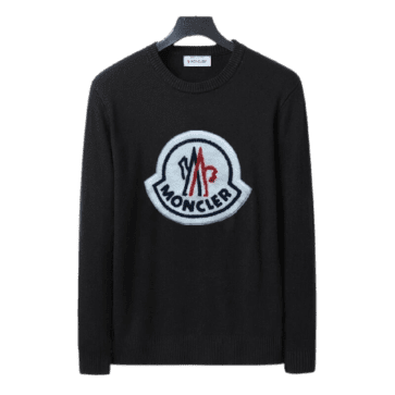 מונקלר-MONCLER SWEATER MEN BLACK