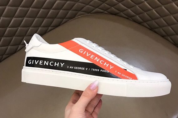ג'יבנשי-GIVENCHY Shoes - White Red & Black – תמונה 3
