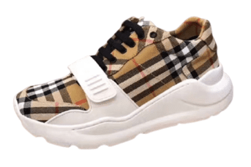 ברברי - BURBERRY SHOES - White Fallow & Black