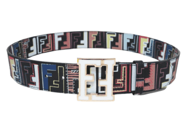 פנדי - FENDI BELT - White & Black mix